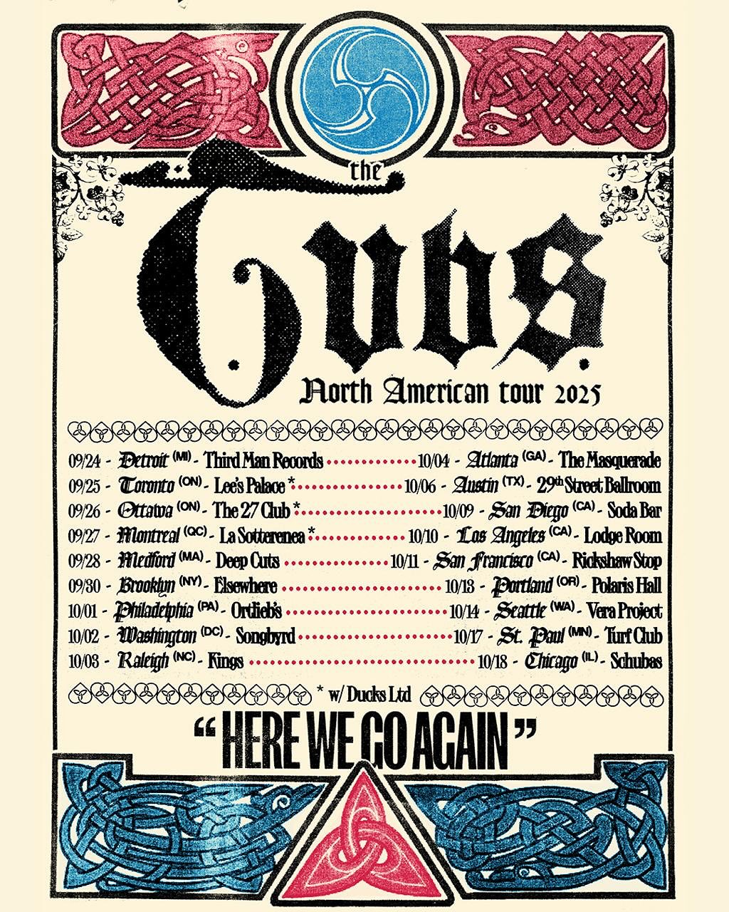 The Tubs Tour Poster 2025